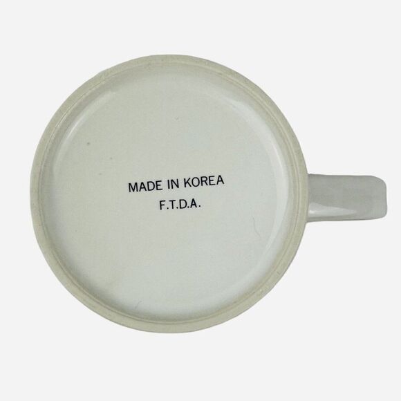 Vintage 1980s Rainbow Mug Korea FTDA Stranger Things Pride Gay Queer Gift 80s - Picture 7 of 11